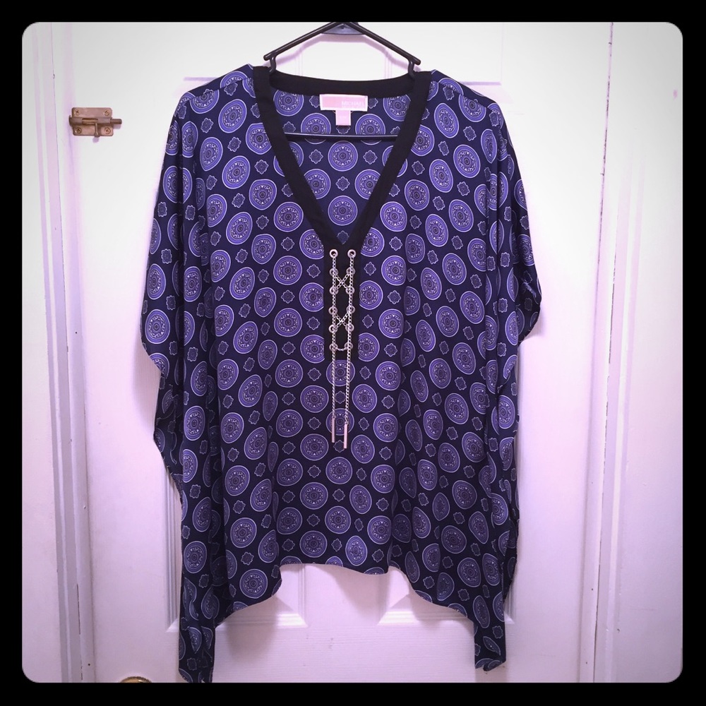NWOT MICHAEL Michael Kors Kimono/Butterfly Top